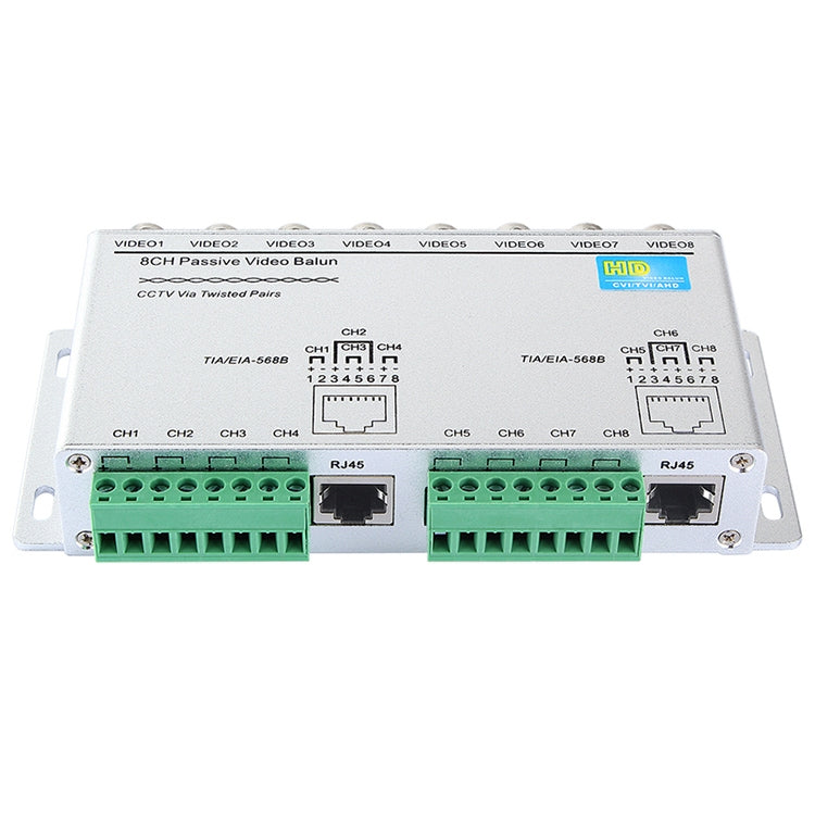 8 Channel Passive UTP Video Balun 8 Channel Passive UTP Video Balun